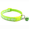 Bell collar, dog and cat collar, small pet collar, decorative collar, footprint collar, anti-lost identification collar