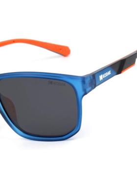 代购Kodak男士太阳镜偏光UV400防护可配近视渐进式镜片方形蓝色