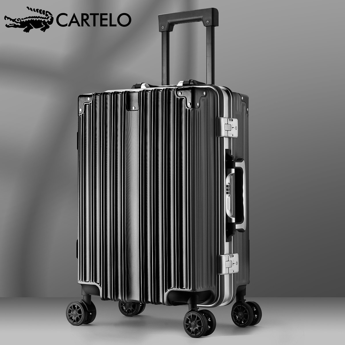 大容量24寸潮男万向轮学生20拉杆箱 cartelo米立方旅行箱