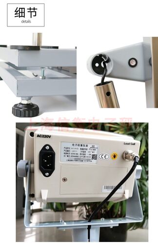 上海信衡150kg/10g计重台称BT16英文仪表工业台秤TCS系列电子台称 - 图1