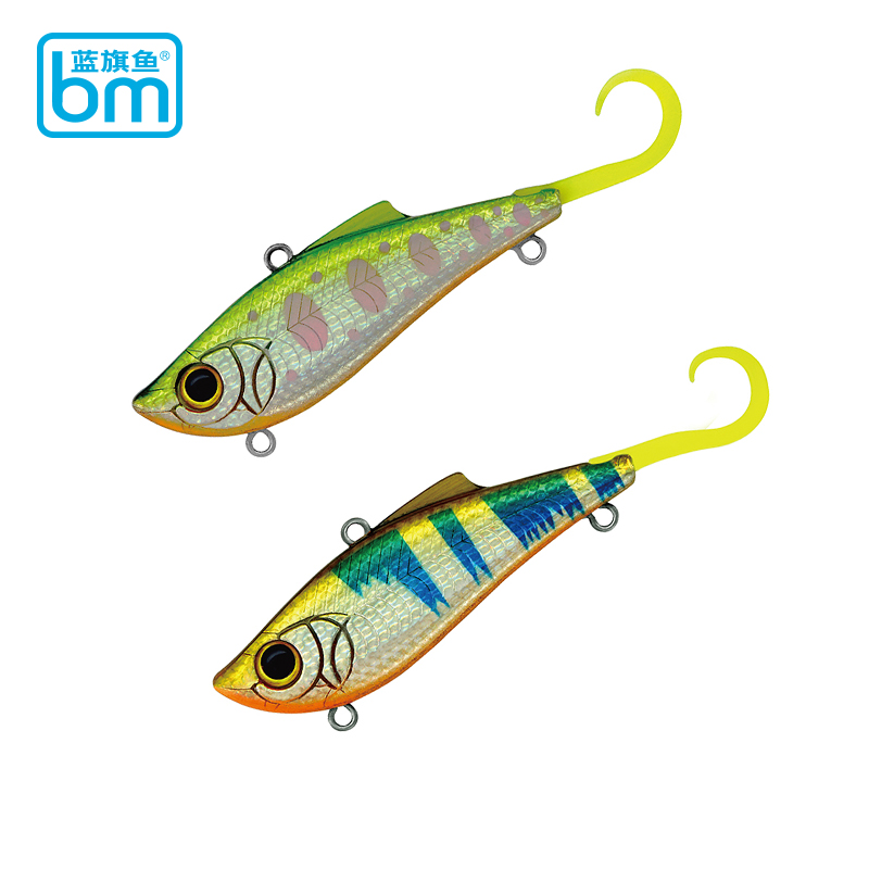 蓝旗鱼新品诡道颤游软尾VIB灵动超远投沉水路亚饵假饵翘嘴海鲈 - 图1