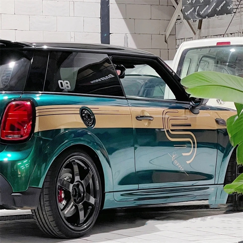 适用于宝马MINI cooper F56车贴拉花F54R60F55车身腰线车身贴纸-图1