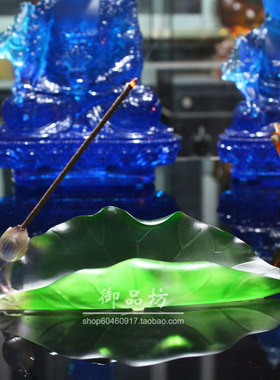 琉璃烛台佛堂香道用品