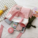 Шоппер, японская брендовая сумка для телефона, вместительный и большой тканевый мешок, вместительная и большая льняная сумка на одно плечо