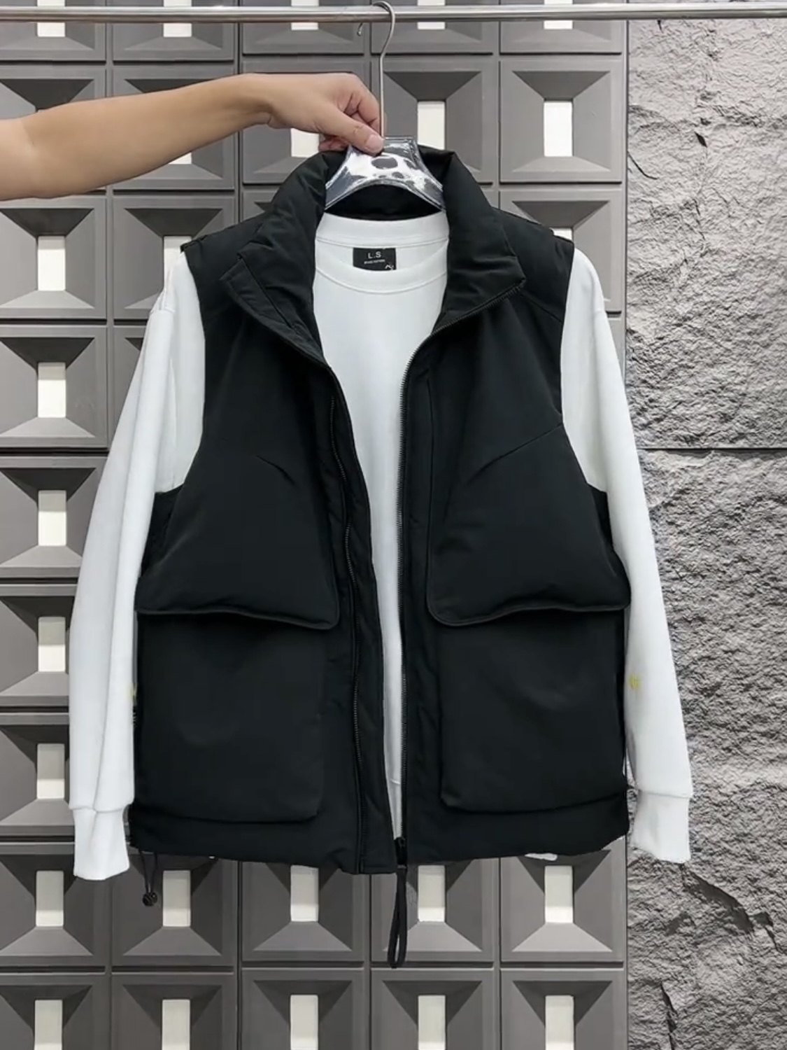 男士秋冬立领羽绒棉马甲2025新款时尚潮流百搭休闲流行保暖背心男,淘宝优惠券,粉丝福利购,淘宝优惠卷