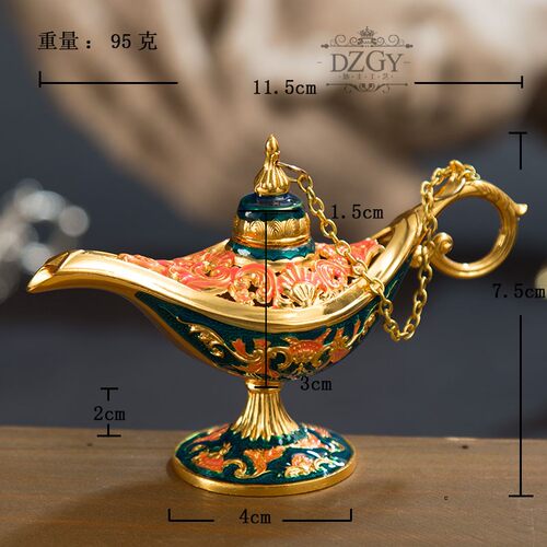 俄罗斯 阿拉伯特色工艺品小号镂空许愿神灯装饰家居摆件儿童礼品 - 图2