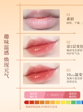 兰奕精萃焕彩唇部精华 滋润保湿轻薄唇部温变唇釉不脱妆