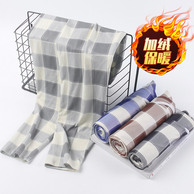 男士秋裤2025新款保暖裤个性韩版青年棉打底裤加绒秋冬季德绒线裤,淘宝优惠券,粉丝福利购,淘宝优惠卷