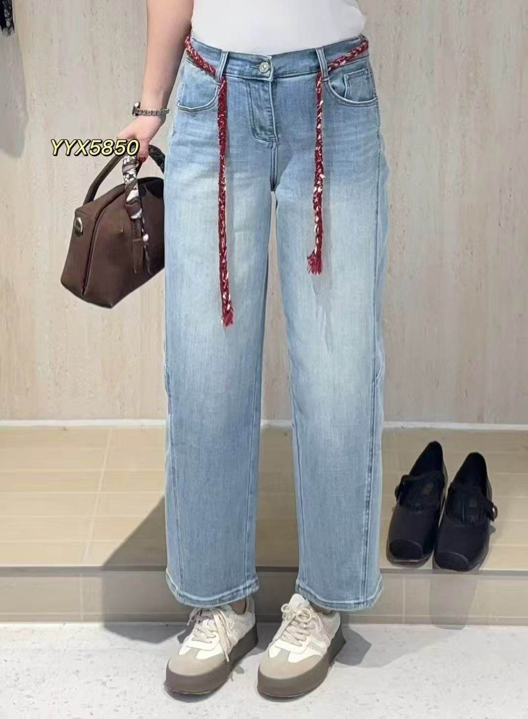 宜语析5950春加大码哈伦牛仔裤女 高腰收腹宽松显瘦休闲萝卜裤,淘宝优惠券,粉丝福利购,淘宝优惠卷