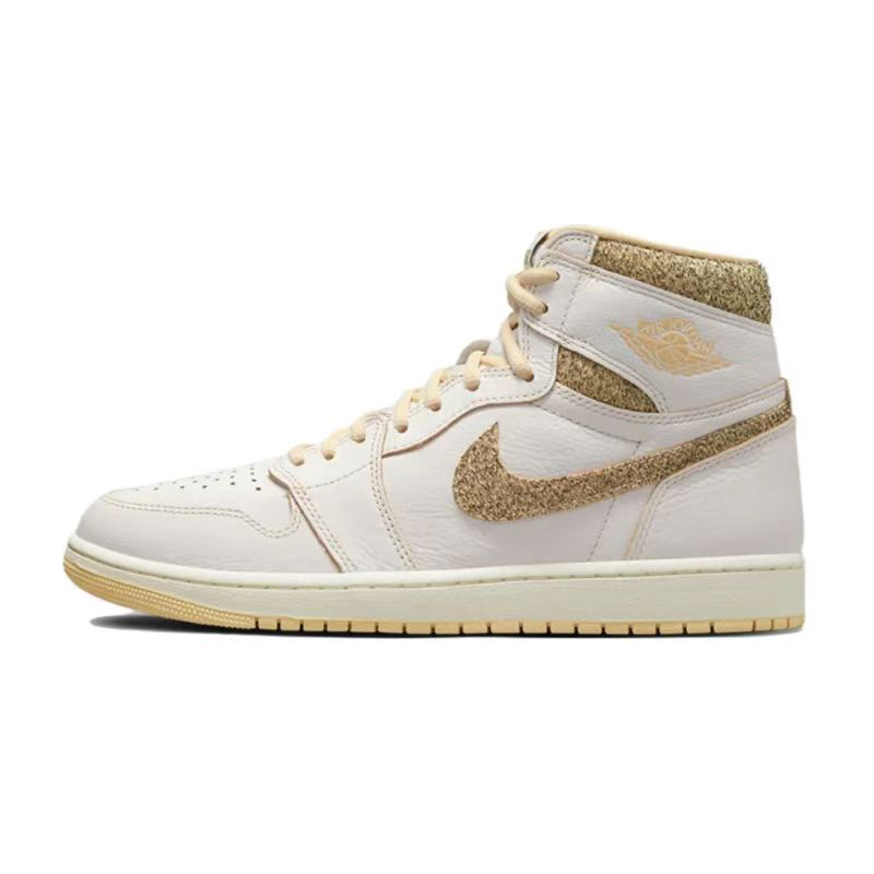 Nike Air Jordan1 High AJ1米白色 男子高帮复古板鞋FD8631-100 - 图3