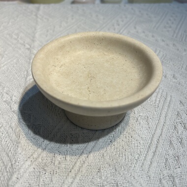 天然大理石米白洞高级感侘寂风