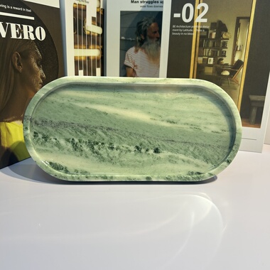 天然大理石奢石玉石高级感轻奢首饰洗漱收纳托盘