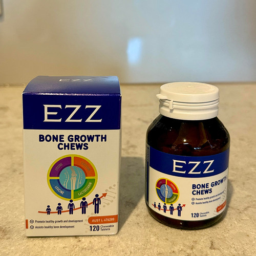 澳洲EZZ赖氨酸成长丸三代3.0 儿童青少年钙镁锌维生素k2片120粒 - 图2