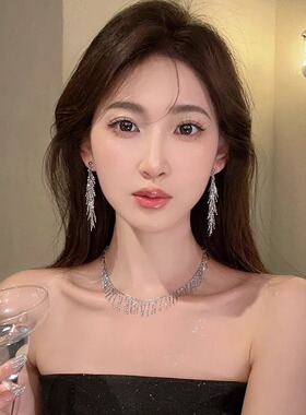 Loga.Py流苏项链女小众设计感精致2024年新款气质锁骨链颈链潮
