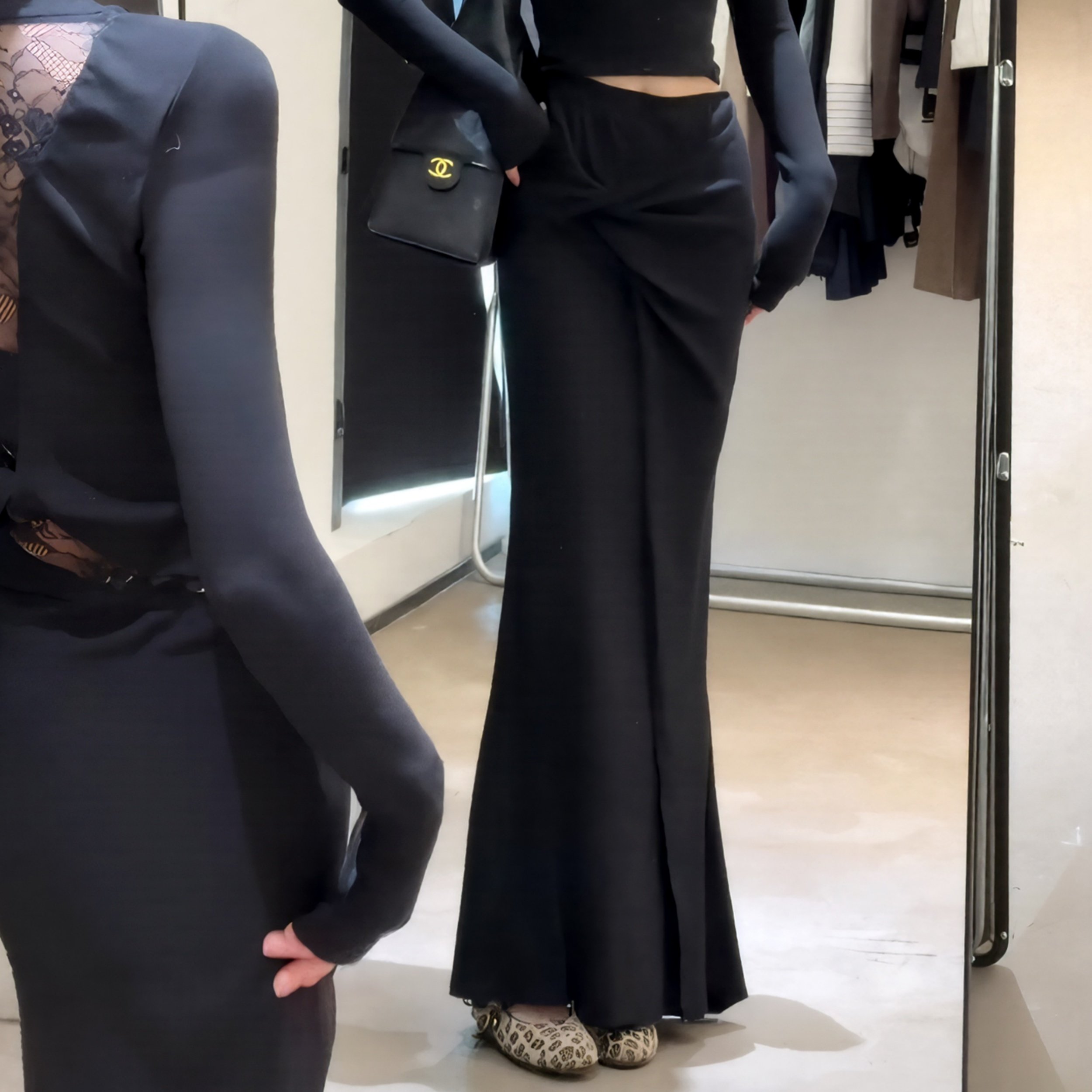 高级感气质黑色半身裙女百搭时尚长裙设计感长裙子松弛感秋冬新款,淘宝优惠券,粉丝福利购,淘宝优惠卷