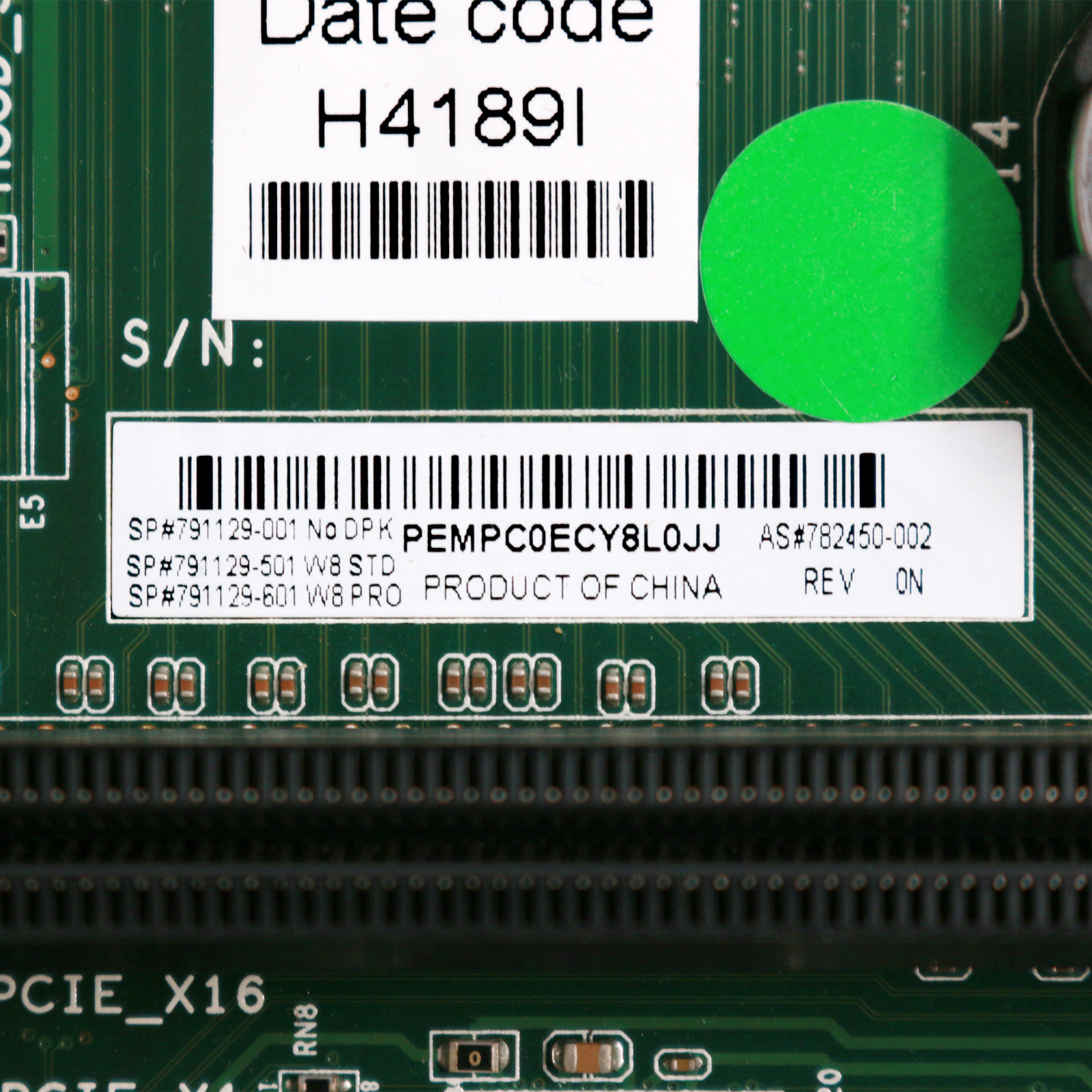HP/惠普 ProDesk 280 G1 MT主板 FX-ISB-8X-3 791129-001/601-图1