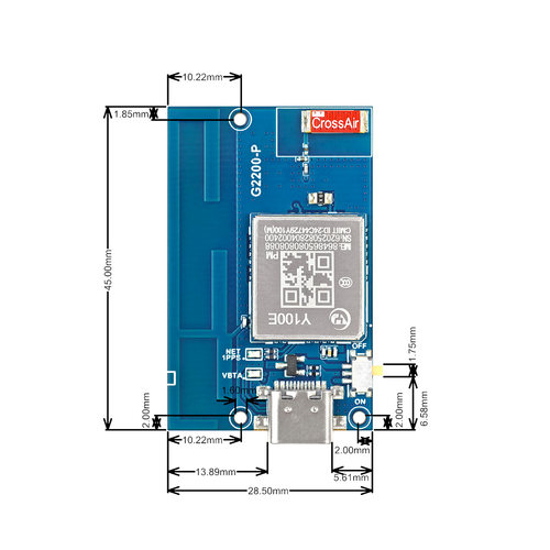银尔达4G模块高精度GPS/北斗定位低延迟震动检测电压采集核心板 - 图2