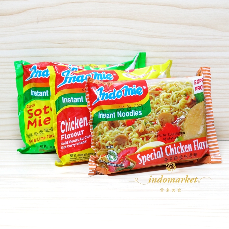 港版印尼INDOMIE营多面原味传统捞面炒面汤面instant noodles多味 - 图2