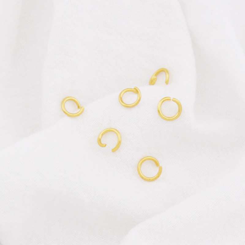 扣头开口圈diy材料配件古法哑金小小环扣滴溜项链挂坠手链圆环,淘宝优惠券,粉丝福利购,淘宝优惠卷