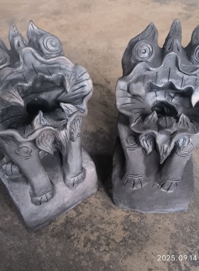 纯手工云南瓦猫陶中式