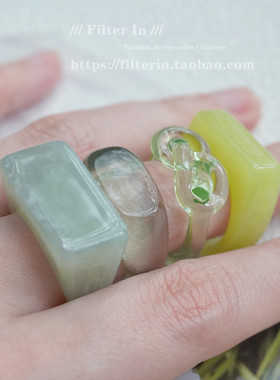 复古日杂风戒指两只包邮