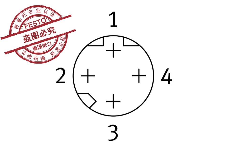 德国FESTO费斯托连接电缆 NEBC-D8G4-ES-0.5-N-S-D8G4-ET 8065123 - 图0