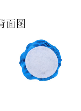5.5cm色丁布玫瑰花苞diy手工立体花朵手捧花胸花头花配件辅料配饰