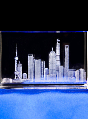 北京天安门水晶摆件旅游纪念品