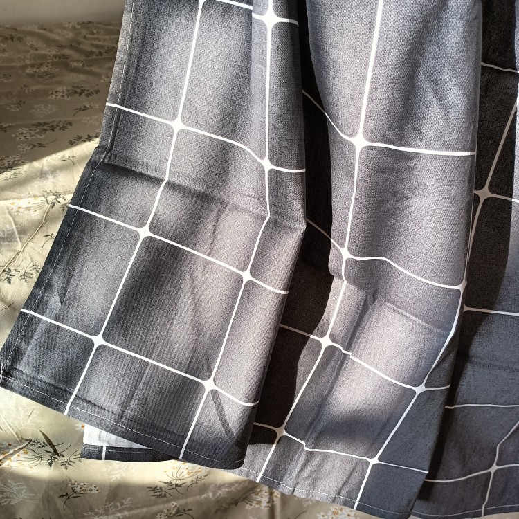 灰格 纯棉床帘床幔学生宿舍上铺下铺全棉布男生床帘 健康环保透气,淘宝优惠券,粉丝福利购,淘宝优惠卷