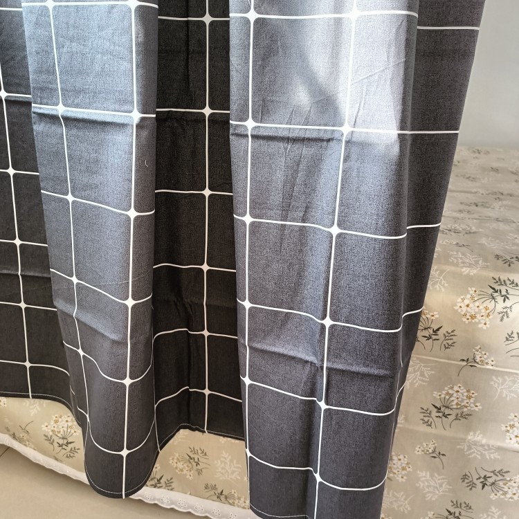 灰格 纯棉床帘床幔学生宿舍上铺下铺全棉布男生床帘 健康环保透气,淘宝优惠券,粉丝福利购,淘宝优惠卷