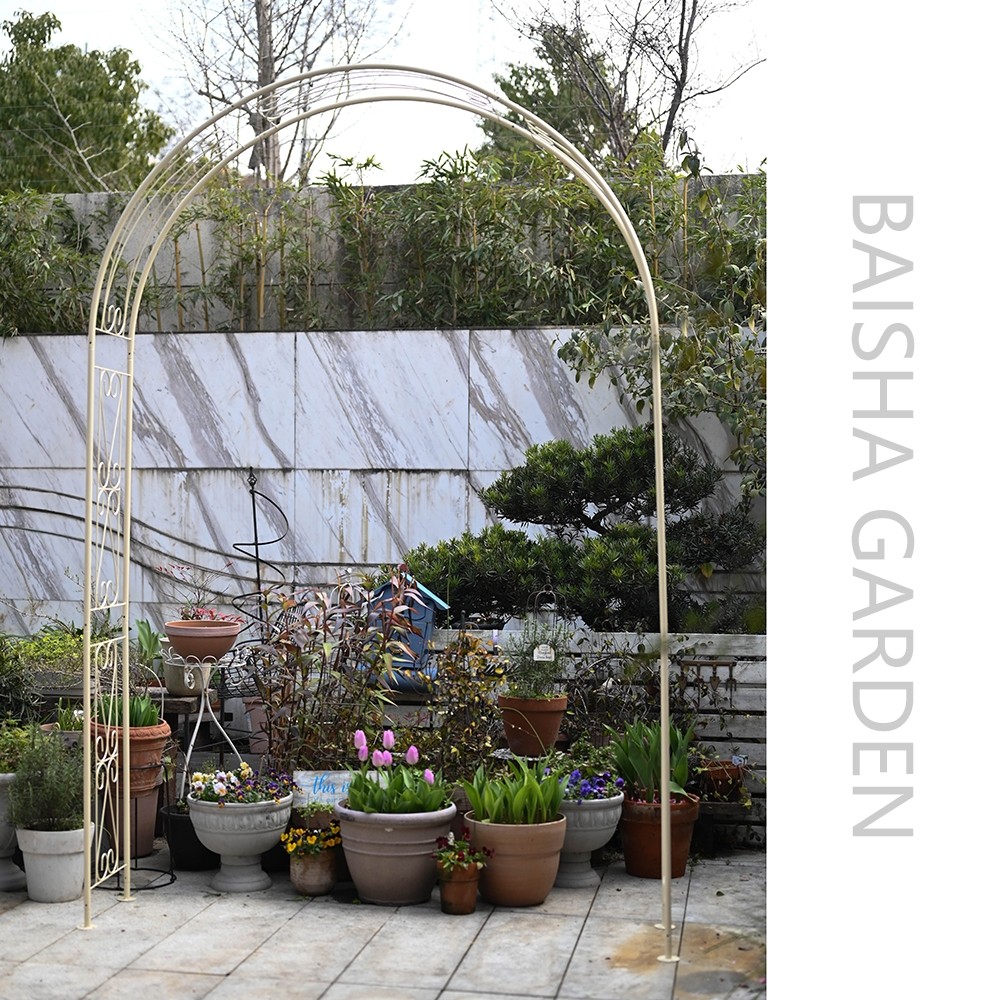 加大户外欧式复古铁艺花架拱门支架庭院装饰置物架花园月季爬藤架,淘宝优惠券,粉丝福利购,淘宝优惠卷