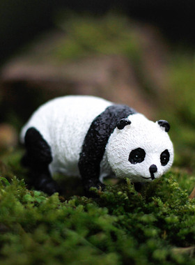 外贸出口欧美熊猫摆件田园仙女