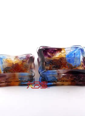 六合春琉璃家居客厅生日礼品摆件