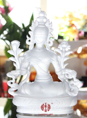 工艺琉璃密宗结缘保平安白度母