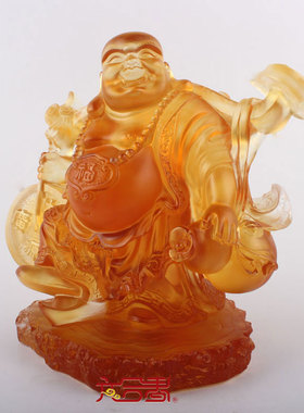 六合春如意风水供奉结缘琉璃佛像