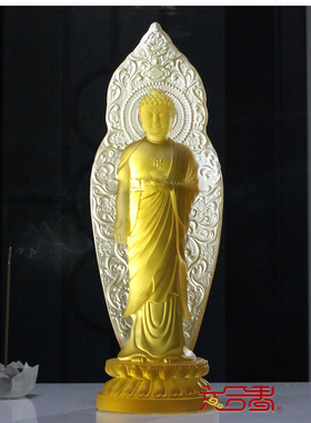 六合春琉璃如来供奉摆件三宝佛