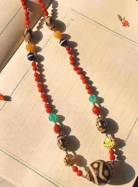 遇见你的幸运原石天珠饰品