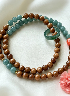 7nows女巫店母亲节专属｜妈妈好运 翡翠双圈多宝手链