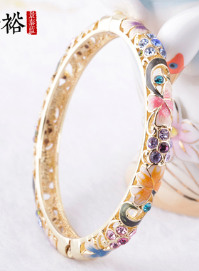 简约手镯珍裕景泰蓝礼物民族女