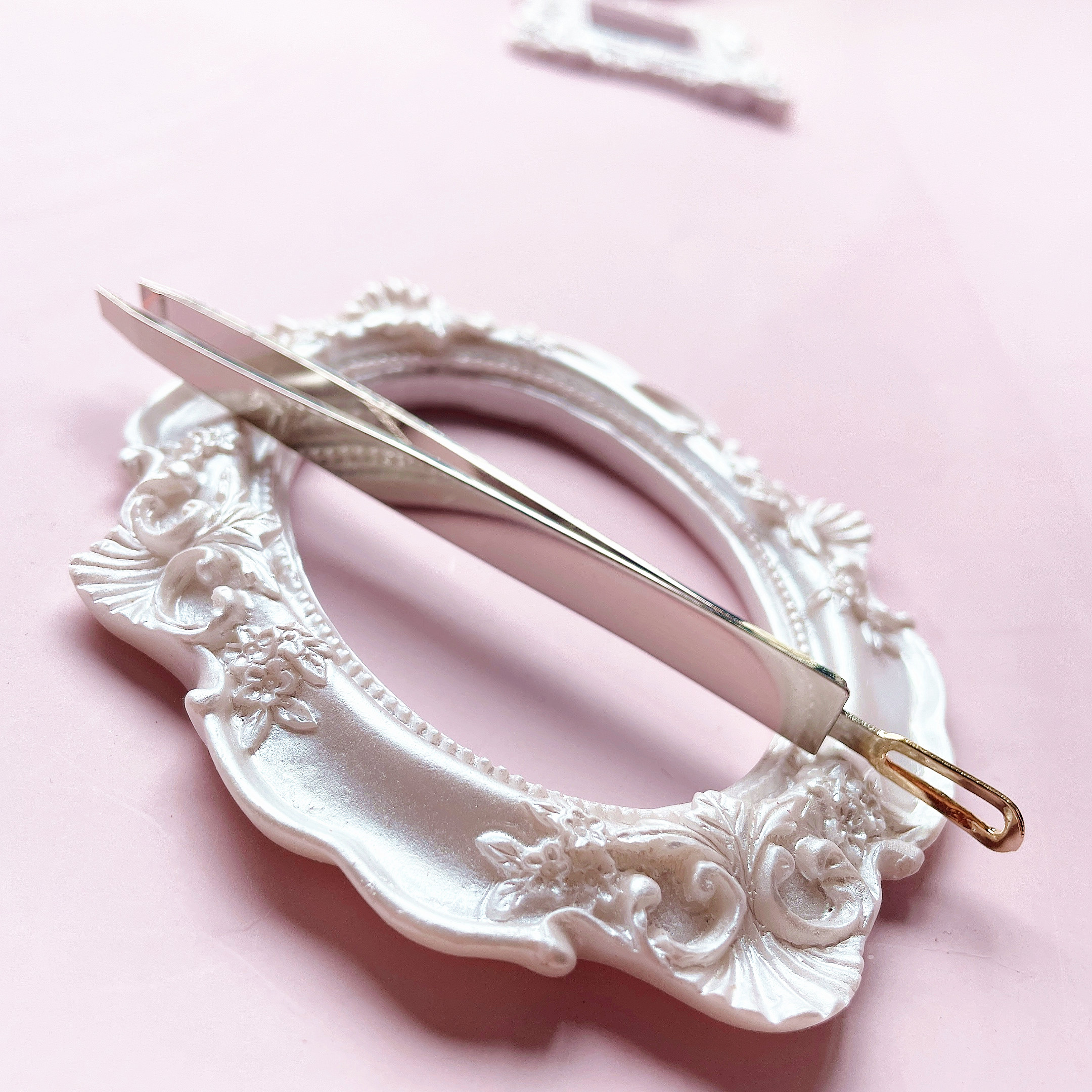 多功能高精度斜口假睫毛镊子两用双头双眼皮贴镊子上善造型同款 - 图2