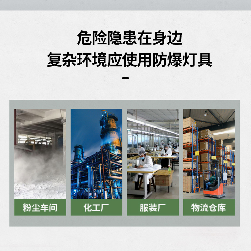 防爆双头照明灯36V防爆消防应急灯 LED安全出口疏散标志指示灯-图1