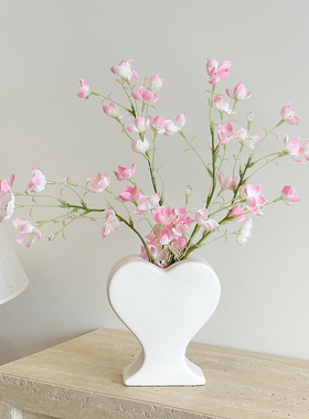 法式爱心花瓶套装电视餐边柜摆设