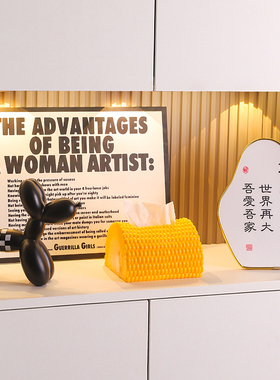 玉米纸巾盒电视柜玄关摆件装饰品