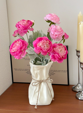 高颜值客厅餐边柜套装花瓶摆件