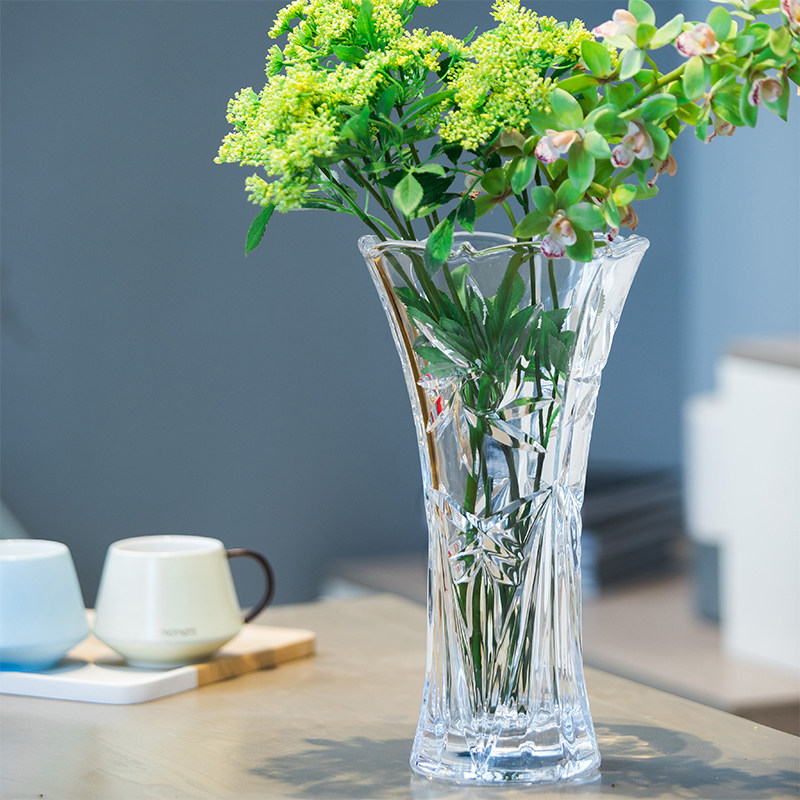 买一送一 透明水晶玻璃花瓶 热品库 性价比省钱购