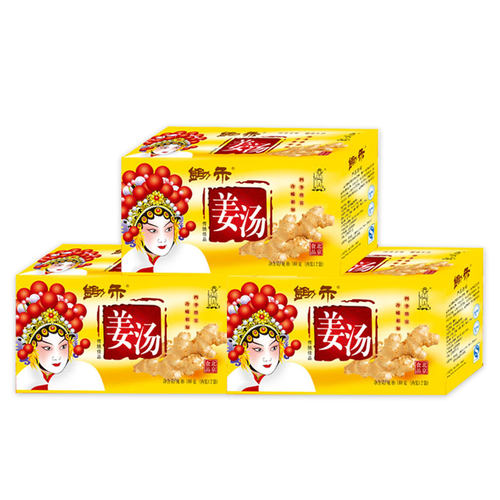 锄禾姜汤180g*3盒组合共24小袋装送女友姜母茶姜汁红糖姜茶速溶男 - 图0