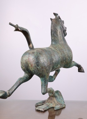 铜祥德仿古青铜器甘肃博物馆马踏飞燕装饰影视道具博物馆特色收藏