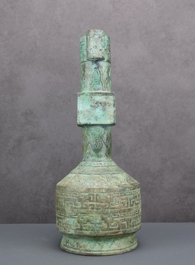 仿古纯铜青铜器投壶摆件复古古代游戏道具元代东吴投壶箭羽