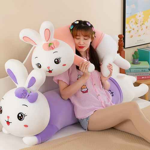 毛绒玩具布娃娃女孩抱着睡兔子玩偶抱枕女生睡觉专用儿童公仔礼物 - 图3
