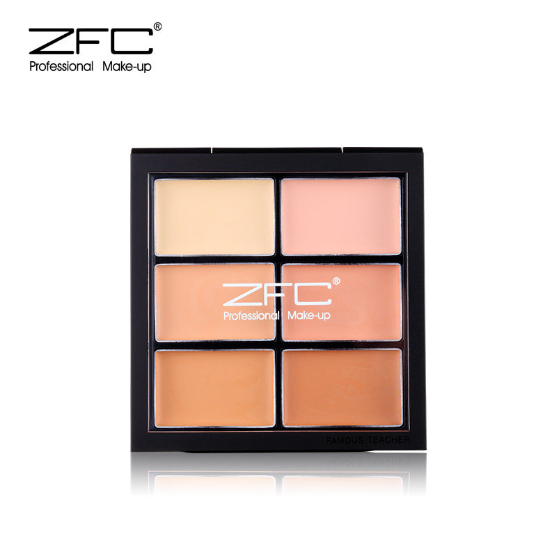 zfc名师六色遮盖黑眼圈痘印遮瑕膏 zfc花薇美遮瑕
